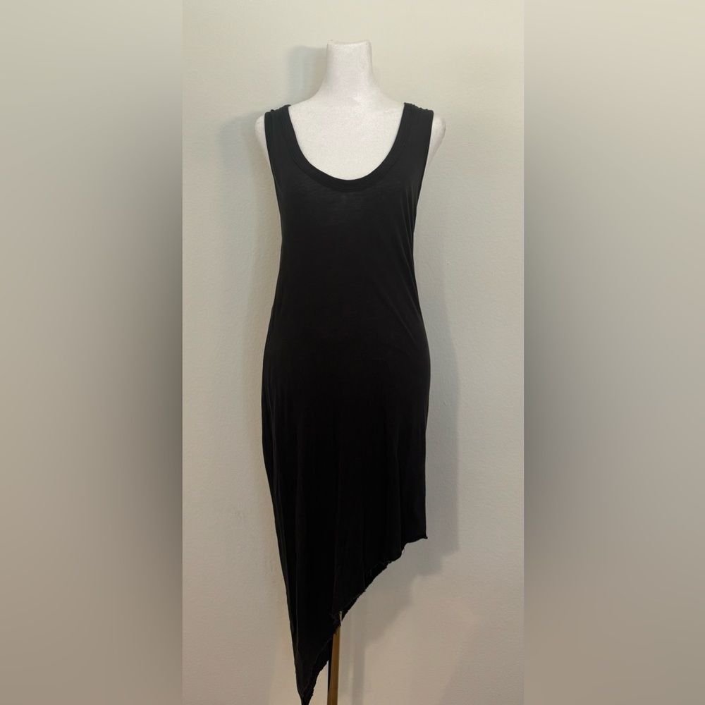Alternative Apparel Asymmetrical Raw Hem Dark Gray Dress Women’s Size Medium